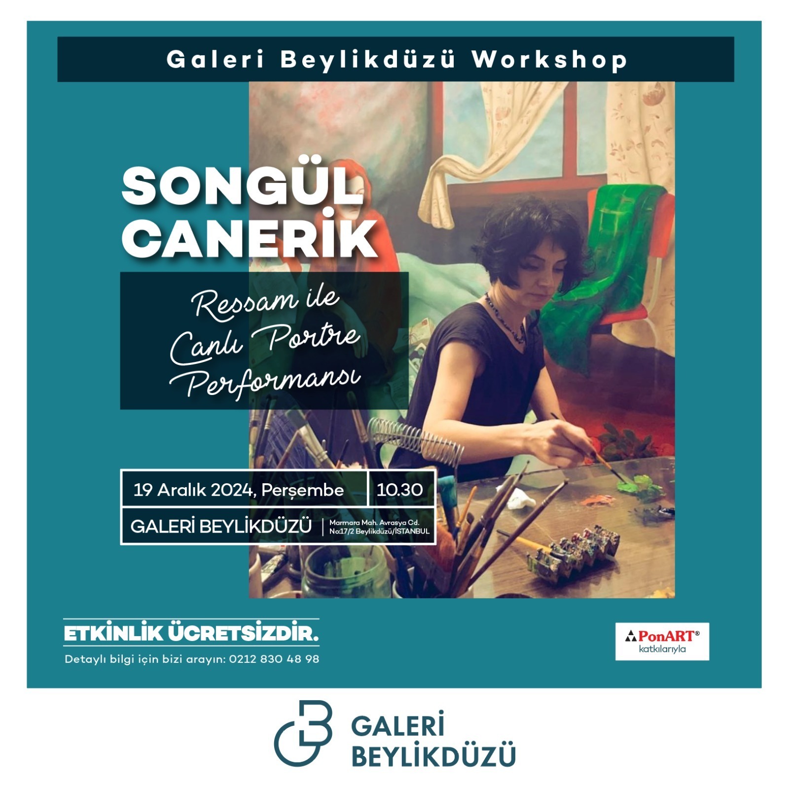 Songül Canerik ile Canlı Portre Performansı